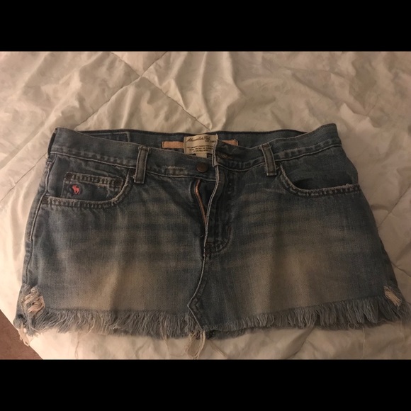 2 Abercrombie & Fitch Jean Skirts - Picture 3 of 4